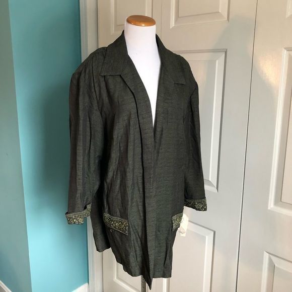 Jessica Holbrook Embroidered Blazer Jacket - Picture 2 of 7